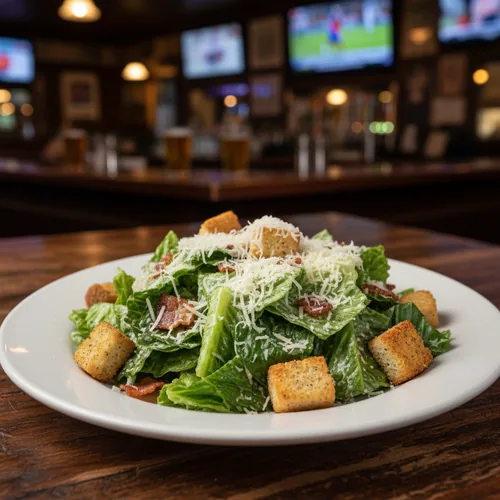 Caesar Salad at TOPS Pizza