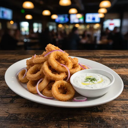 Calamari at TOPS Pizza