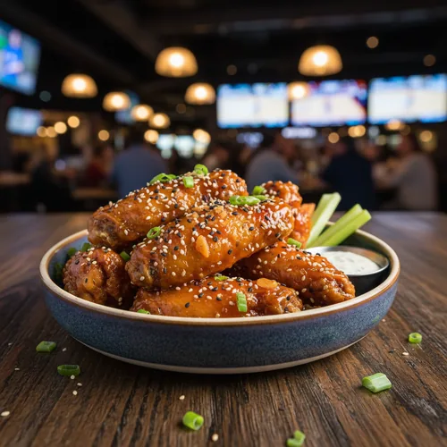 Chicken Wings at TOPS Pizza