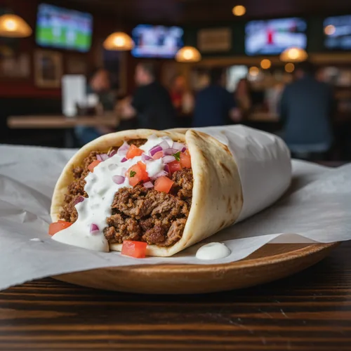 Donair at TOPS Pizza