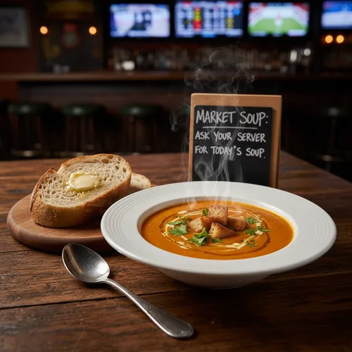 Market Soup at TOPS Pizza