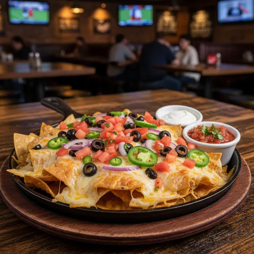 Nachos Supreme at TOPS Pizza