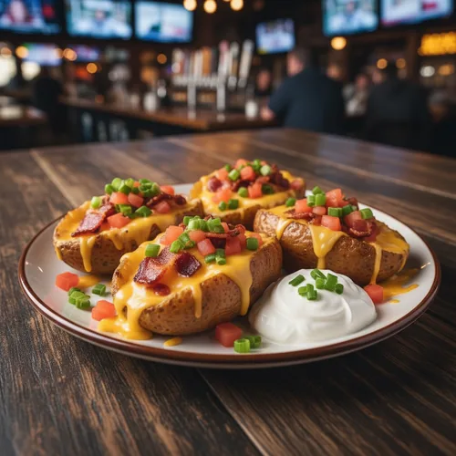 Potato Skins at TOPS Pizza