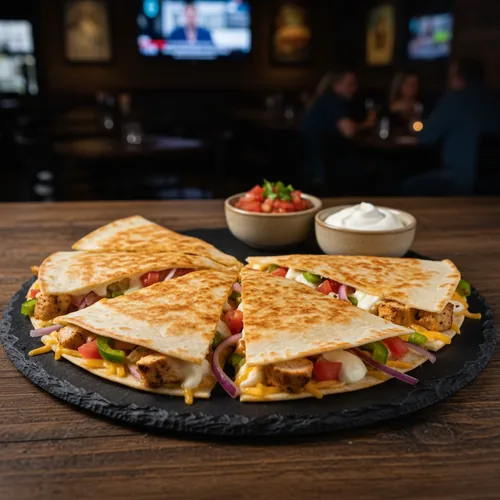 Quesadilla at TOPS Pizza